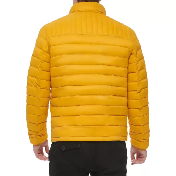 Tommy Hilfiger Mens Ultra Loft Lightweight Packable Puffer Jacket Standard and Big  TallYellow Gold