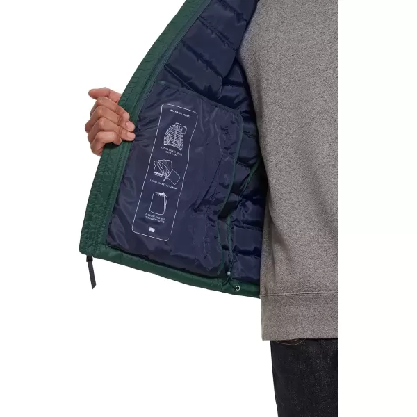 Tommy Hilfiger Mens Ultra Loft Lightweight Packable Puffer Jacket Standard and Big amp TallStandard Pine Green