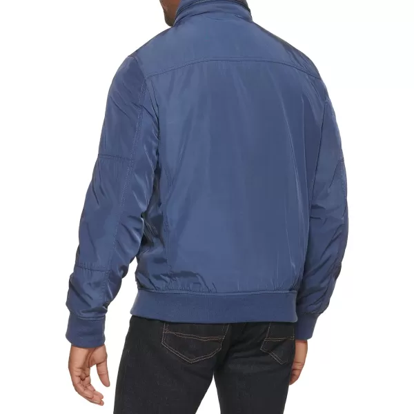 Tommy Hilfiger Mens Water Resistant Performance Bomber Jacket Standard and Big amp TallStandard Halogen Blue Unfilled