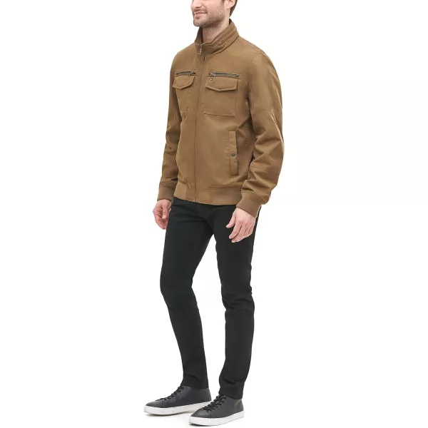 Tommy Hilfiger Mens Water Resistant Performance Bomber Jacket Standard and Big amp TallStandard Khaki