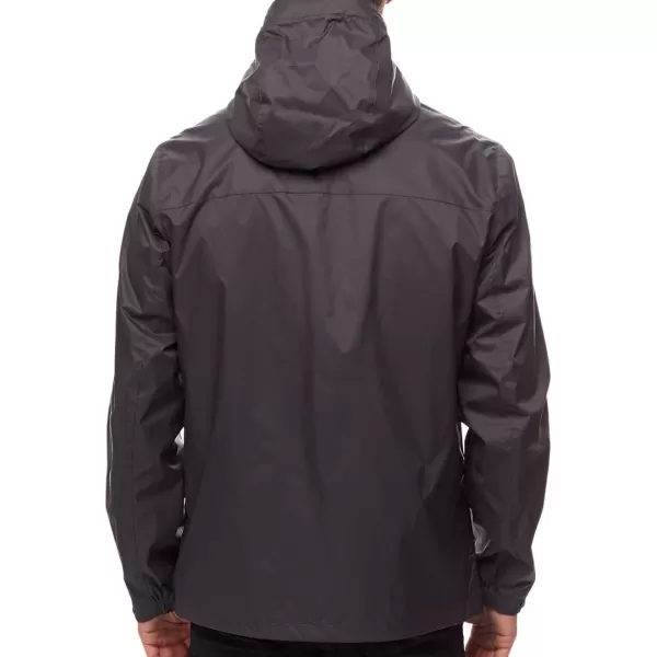 Tommy Hilfiger Mens Waterproof Breathable Hooded Jacket RaincoatCharcoal