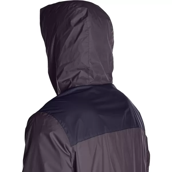 Tommy Hilfiger Mens Waterproof Breathable Hooded Jacket RaincoatNavyCharcoal