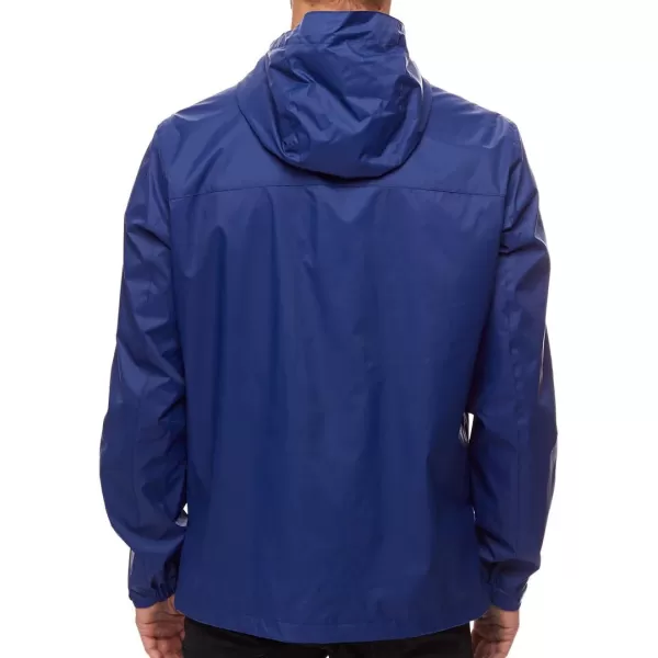 Tommy Hilfiger Mens Waterproof Breathable Hooded Jacket RaincoatOcean Blue