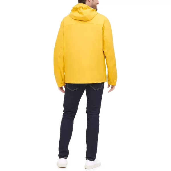 Tommy Hilfiger Mens Waterproof Breathable Hooded Jacket RaincoatYellow