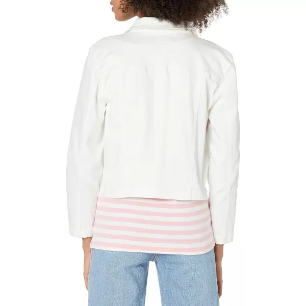 Tommy Hilfiger Womens Stretch Denim JacketBright White