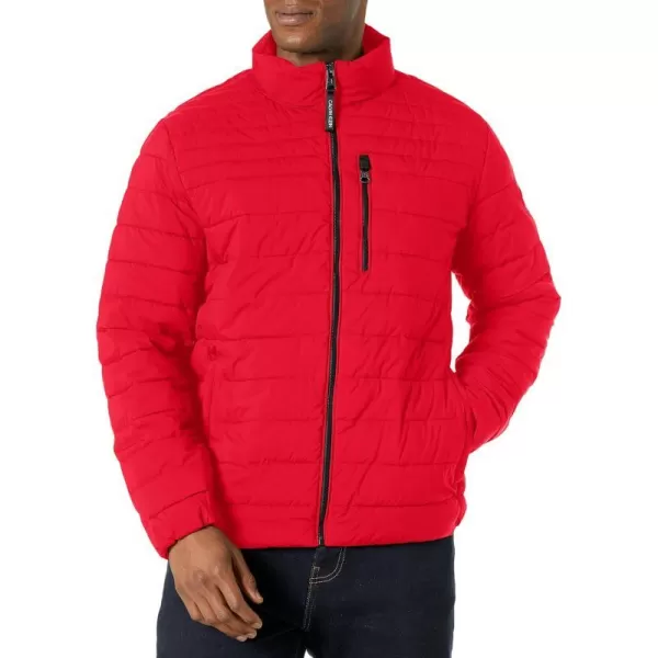 Calvin Klein Lightweight Puffer WaterResistant Down Mens JacketDeep Red