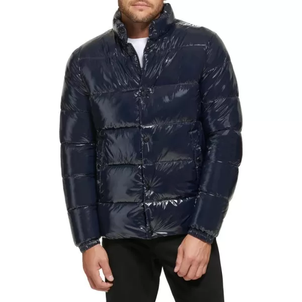 Calvin Klein Puffer JacketMen Winter Coat Water ResistantTrue Navy