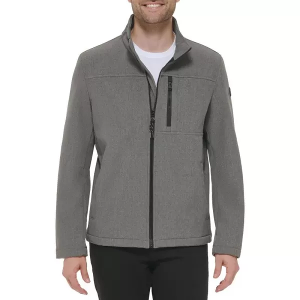 Calvin Klein Water Resistant Windbreaker Jackets for Men Standard and Big and TallLight Grey