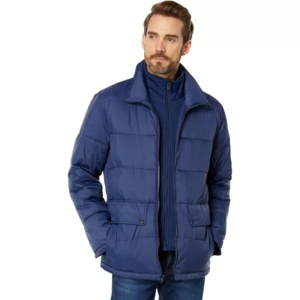 Cole Haan Mens Puffer Jacket with BibNavy