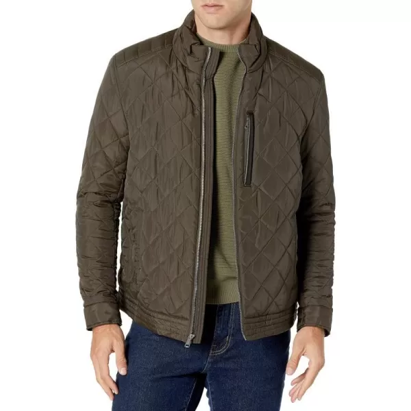 Cole Haan Mens Signature Quilted JacketOlive