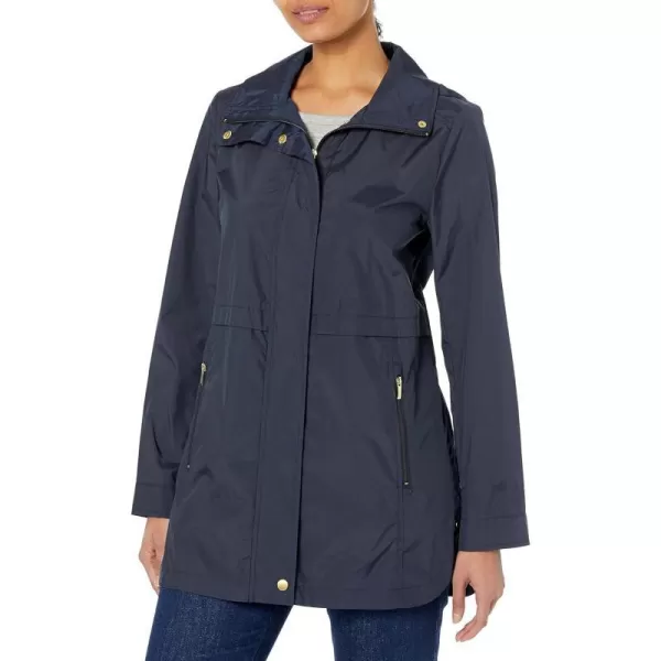 Cole Haan Womens Adjustable Packable Unlined CoatIndigo