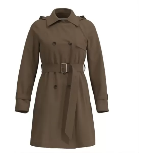 Cole Haan Womens Classic Belted Trench CoatTruffle