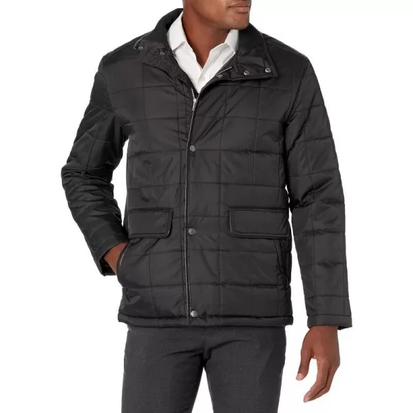 Cole Haan mens Box Quilted JacketBlack