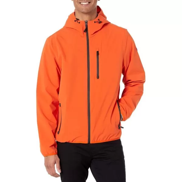 DKNY Mens Stretch Performance HoodyOrange