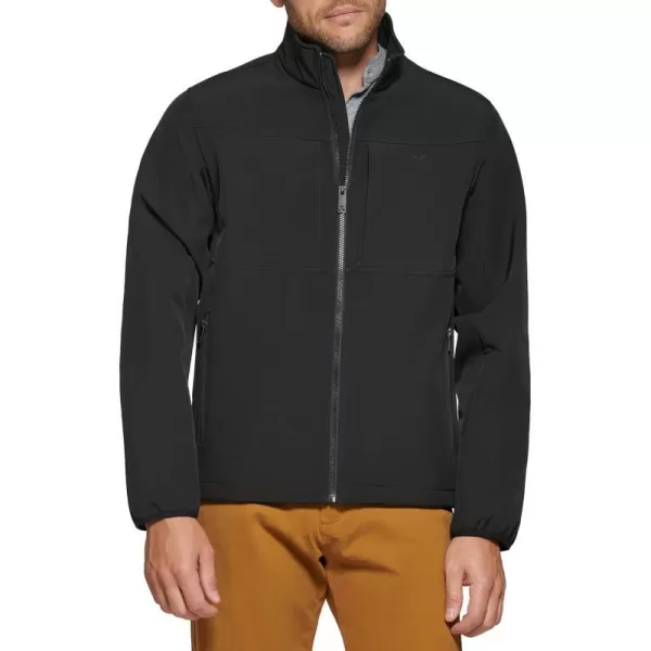 Dockers Mens Clean Zipup Softshell JacketBlack