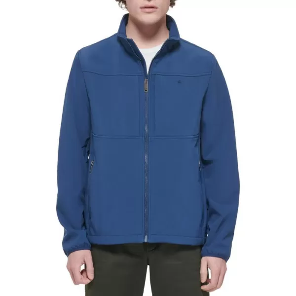 Dockers Mens Clean Zipup Softshell JacketOcean Blue