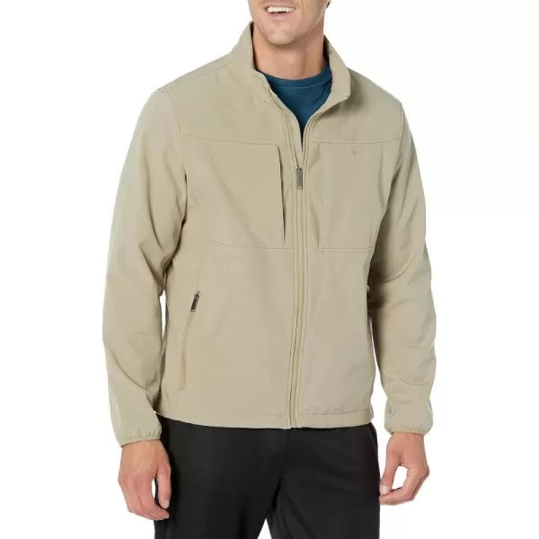 Dockers Mens Clean Zipup Softshell JacketSage