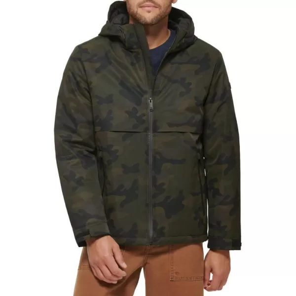 Dockers Mens Flex Tech Filled Storm JacketCamouflage