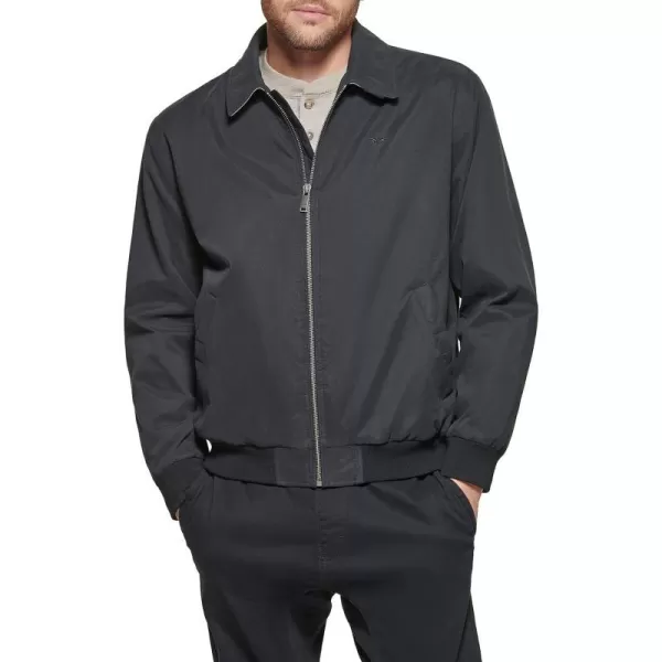 Dockers Mens Micro Twill Golf Bomber JacketBlack