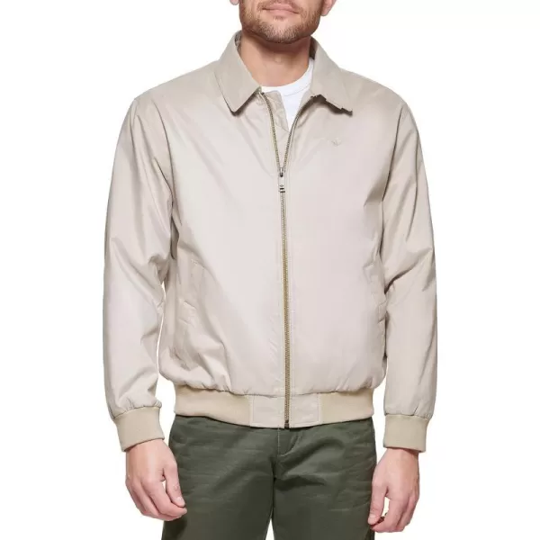 Dockers Mens Micro Twill Golf Bomber JacketKhaki