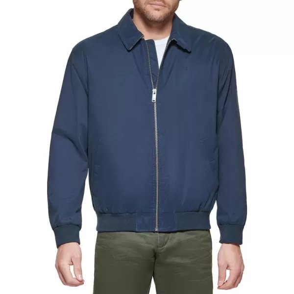 Dockers Mens Micro Twill Golf Bomber JacketNavy