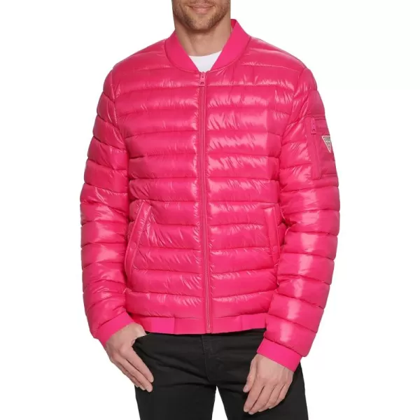 GUESS Mens Light Weight Bomber JacketPunch