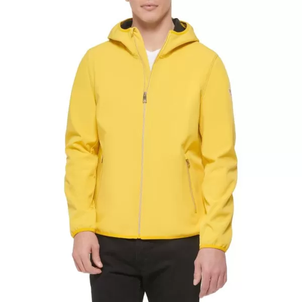 GUESS Mens Softshell Long Sleeve Hood JacketSun