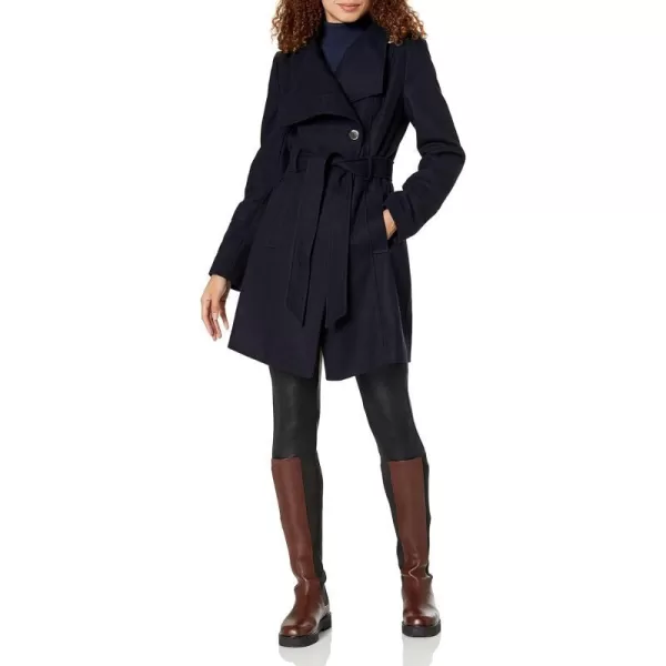 GUESS Softshell Coat Casual Transitional Jacket for Women Fall to Winter WardrobeNavy