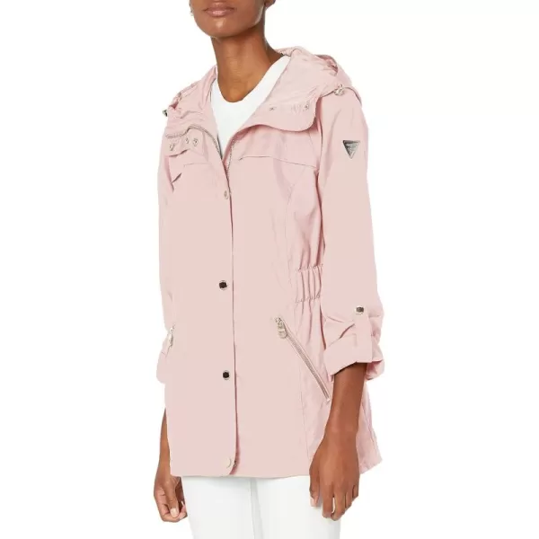 GUESS Womens Adjustable Long Sleeve Anorak JacketPastel Pink