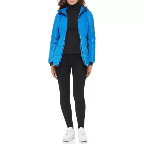 GUESS Womens Softshell CoatBelted Aqua