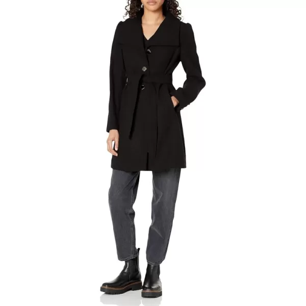 GUESS Womens Wool CoatBlack