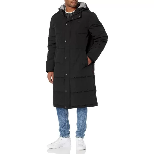 Levis Mens Arctic Cloth Extra Long ParkaBlack