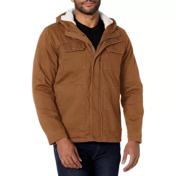 Levis Mens Corduroy Utility JacketWorker Brown