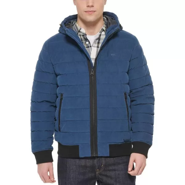 Levis Mens Quilted Bomber JacketCeladon Corduroy