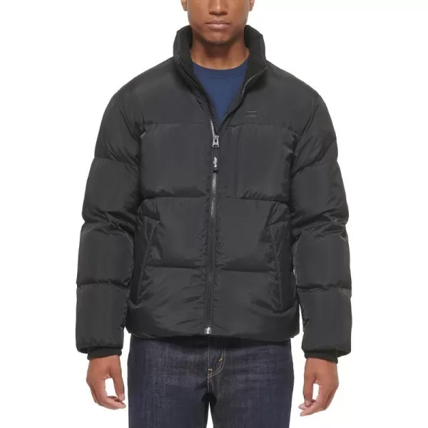 Levis Mens Quilted Fashion PufferBlack