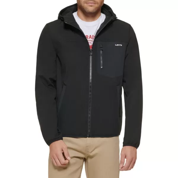 Levis Mens Softshell Active HoodieBlack