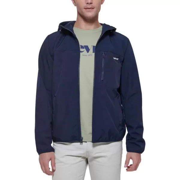 Levis Mens Softshell Active HoodieNavy