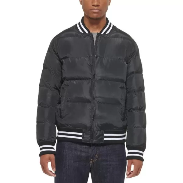 Levis Mens Varsity Puffer JacketBlack