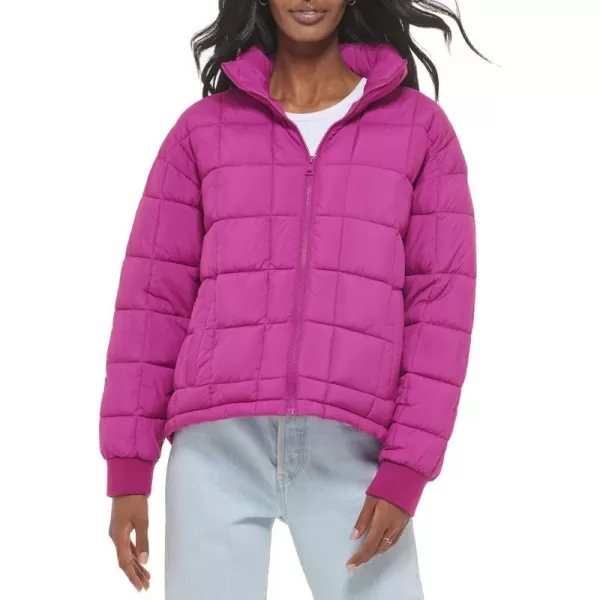 Levis Womens Box Quilted Puffer JacketClover