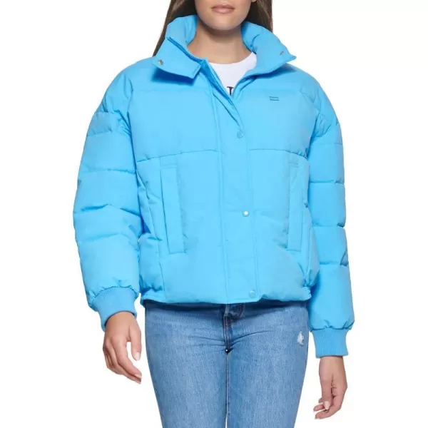 Levis Womens Cinch Waist Puffer JacketBonnie Blue