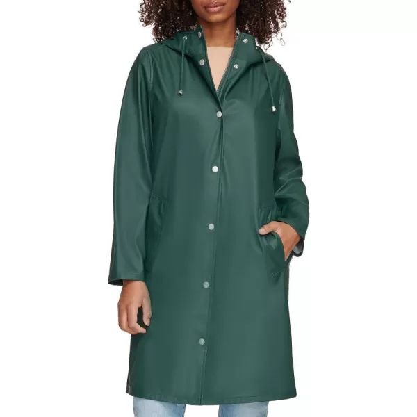 Levis Womens Classic Hooded Rain ParkaDarkest Spruce