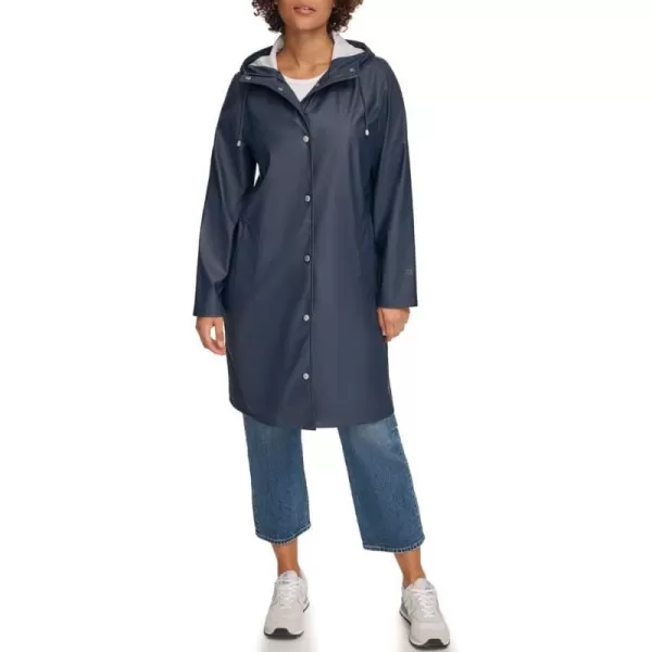 Levis Womens Classic Hooded Rain ParkaNavy