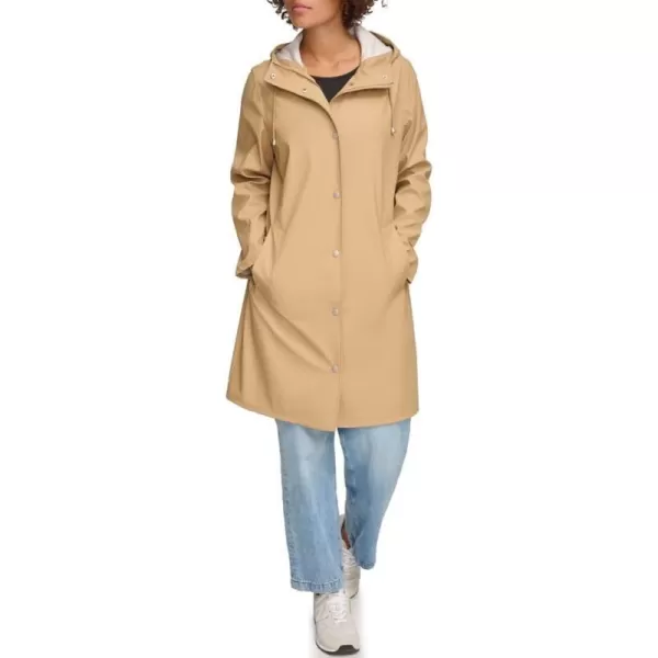 Levis Womens Classic Hooded Rain ParkaTan