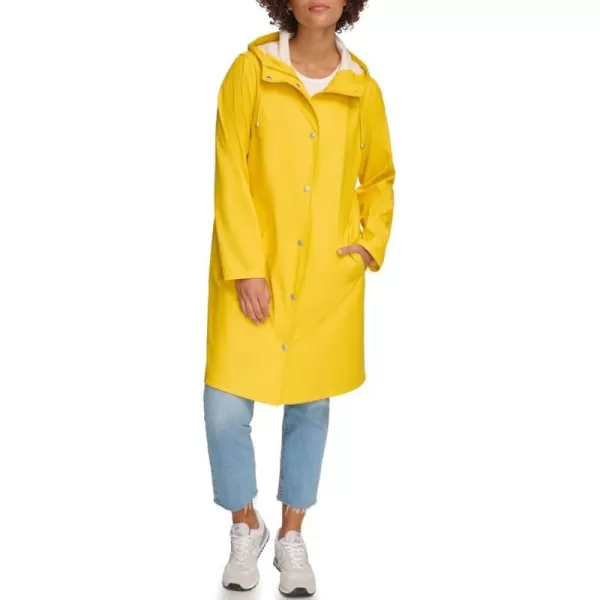 Levis Womens Classic Hooded Rain ParkaYellow