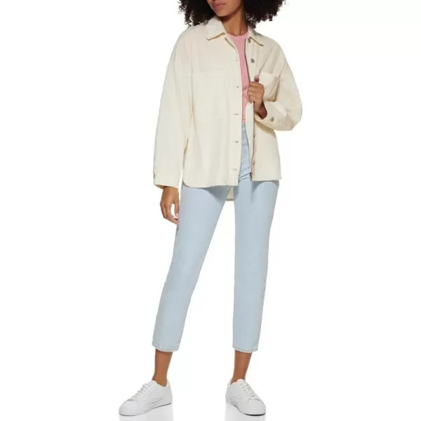 Levis Womens Cotton Corduroy Shirt JacketButtercream