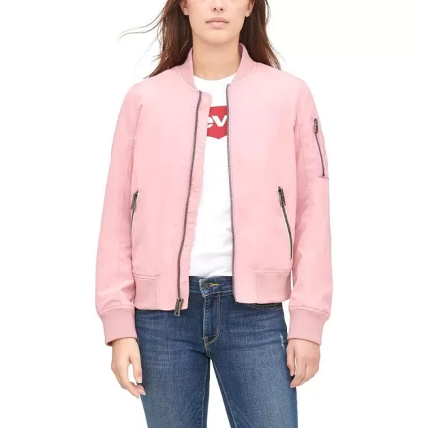 Levis Womens Melanie Bomber Jacket Standard amp Plus SizesDusty Rose