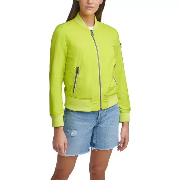 Levis Womens Melanie Bomber Jacket Standard amp Plus SizesLime Punch