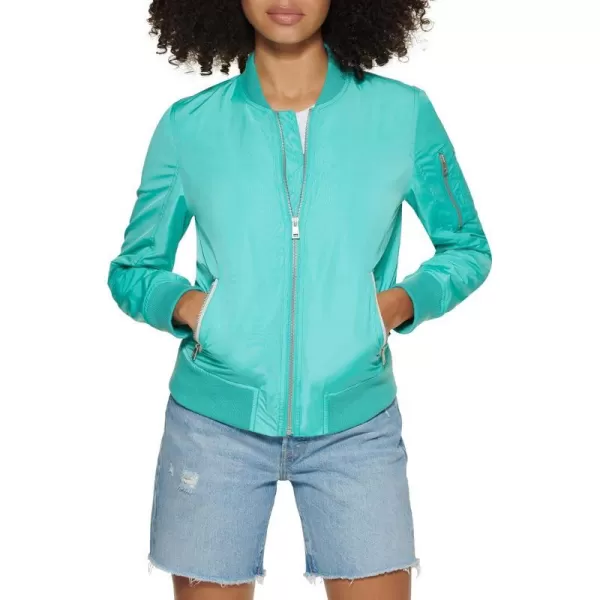 Levis Womens Melanie Newport Bomber Jacket Regular  Plus SizeTeal