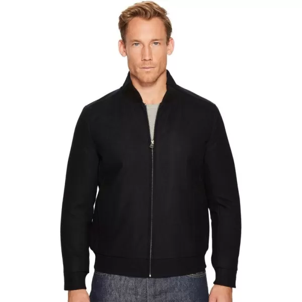 Marc New York by Andrew Marc Mens Barlow Melton Wool Bomber JacketInk