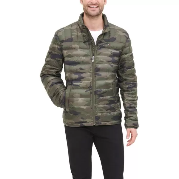 Tommy Hilfiger Mens Legacy Classic Packable Down Puffer JacketCamouflage